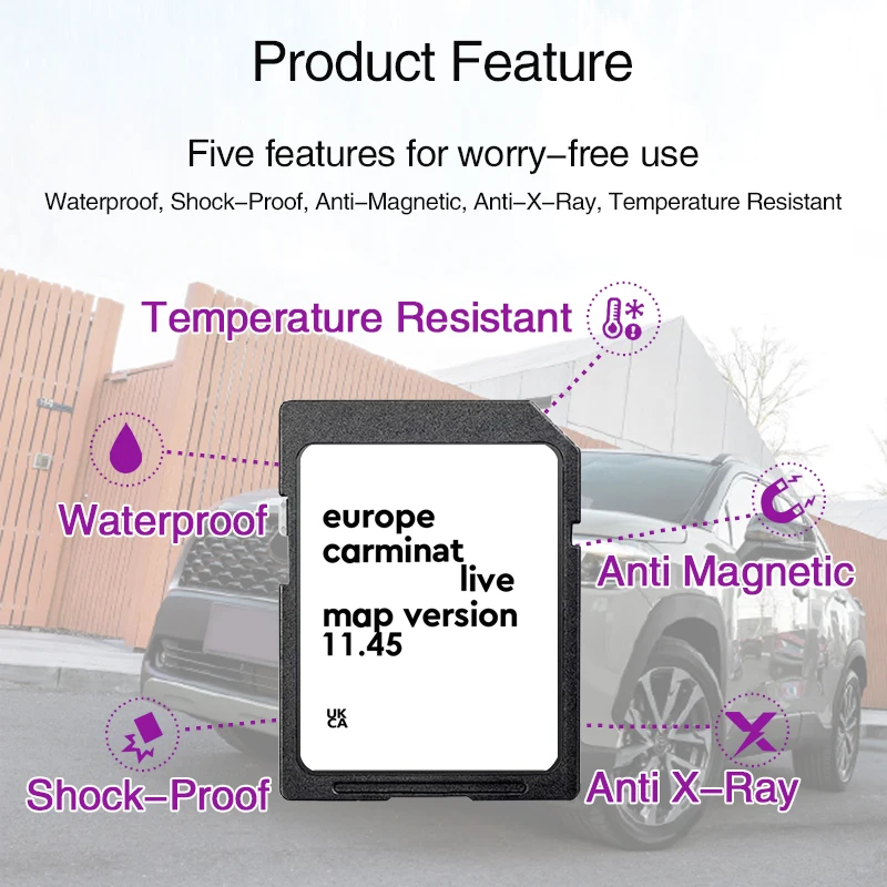 Деталь Sat Nav 8201756572 Обновление SD-карты Европа 2025 Карты 8 ГБ для Renault Megane Clio Laguna Автомобильная навигация Carminal Live 11,45