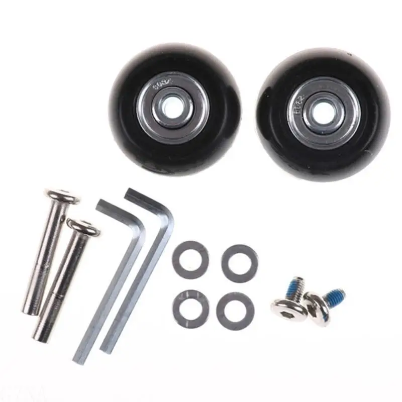 

G7NA Long Lasting Luggage Wheel Replacements set Quiet Performances Heavy Duty Suitcases Wheel Component for Travel Lovers