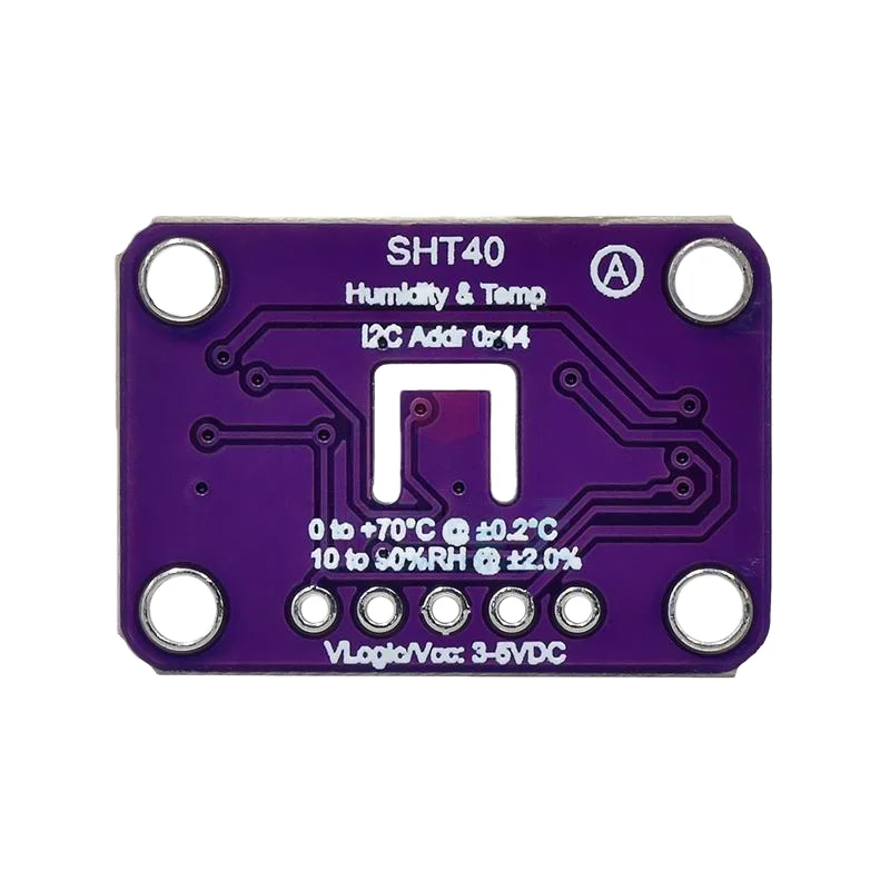 SHT40, SHT41, SHT45 Temperature and Humidity Sensors for QWIIC Interface, Temperature and Humidity Module