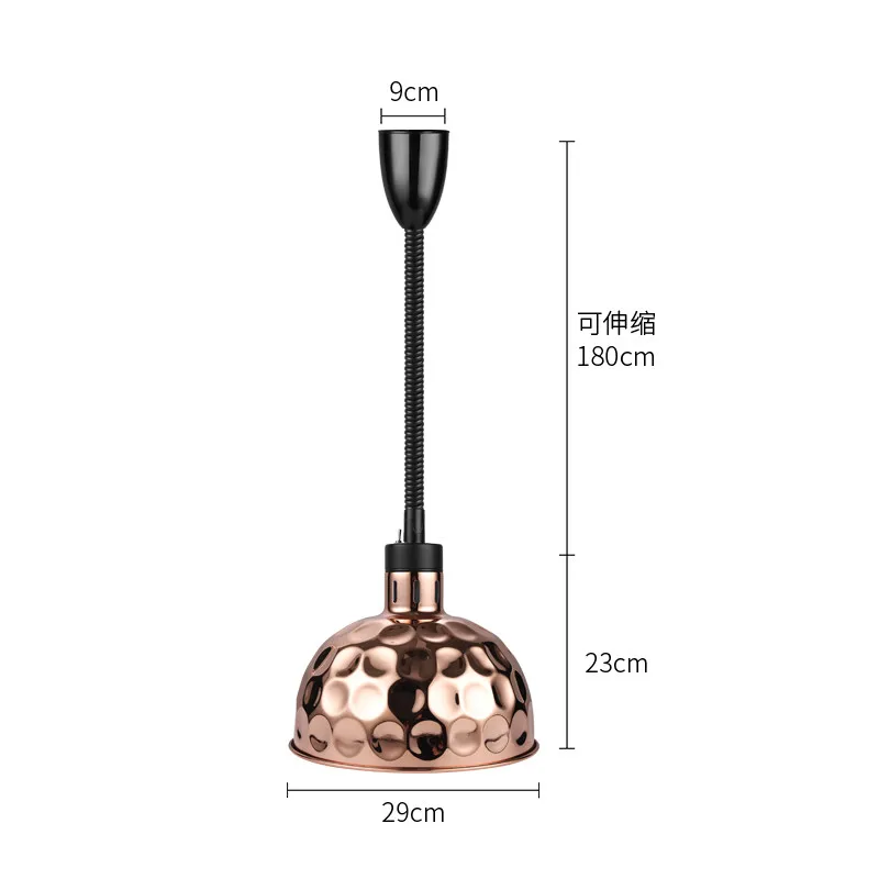 

Buffet Heat Preservation Lamp Single-Head Telescopic Food-Heating Lamp Heat Preservation Lamp Barbecue Lamp Hotel Catering