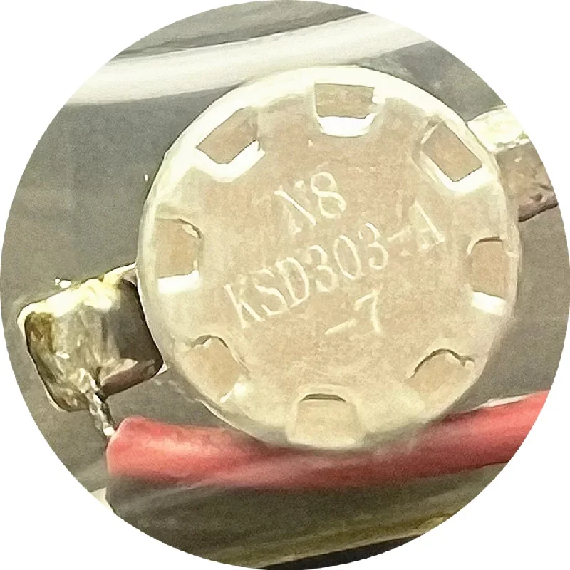 Refrigerator defrosting temperature controller KSD303A-7 ° 2-wire temperature controller negative 7 ° bimetallic sensor