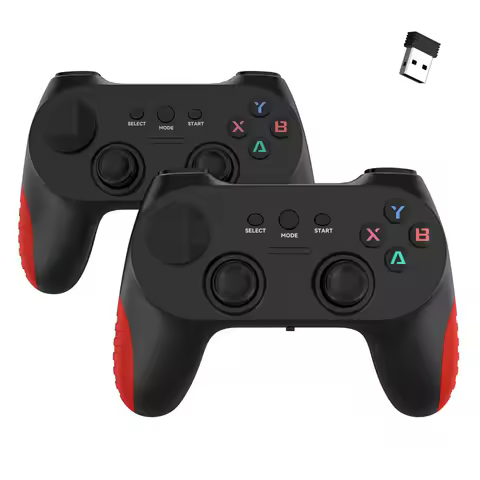 NEW Arrivals 2.4G Wireless Doubles Game Controller For Video Game Player Game Stick PC Smart TV Box 2.4G Gamepad Joystick
