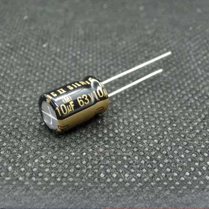 for ELNA for SILMIC II RFS Brown God 63v10uF Imported Audio Hi-Fi Electrolytic Capacitor 50pcs
