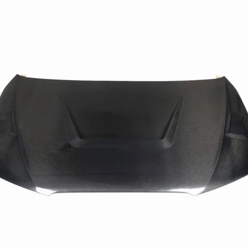 Perfect Fit for Audi A4 B8 Carbon Fiber Hood with Clips New Engine Cover Bonnet for Audi Car