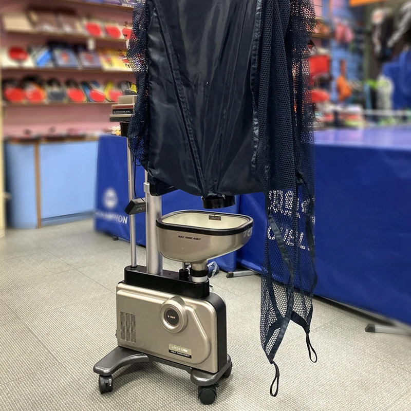 آلة تنس الطاولة الذكية الكاملة نسخة مطورة V-989 نسخة جديدة من شاشة اللمس المنزلية من الأرض إلى السقف