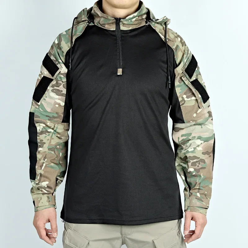 DurableSecond-generation Tactical Frog Suit Long-sleeved Frog Suit Men's Spring And Autumn Frog Suit Long-sleeved Removable Hat