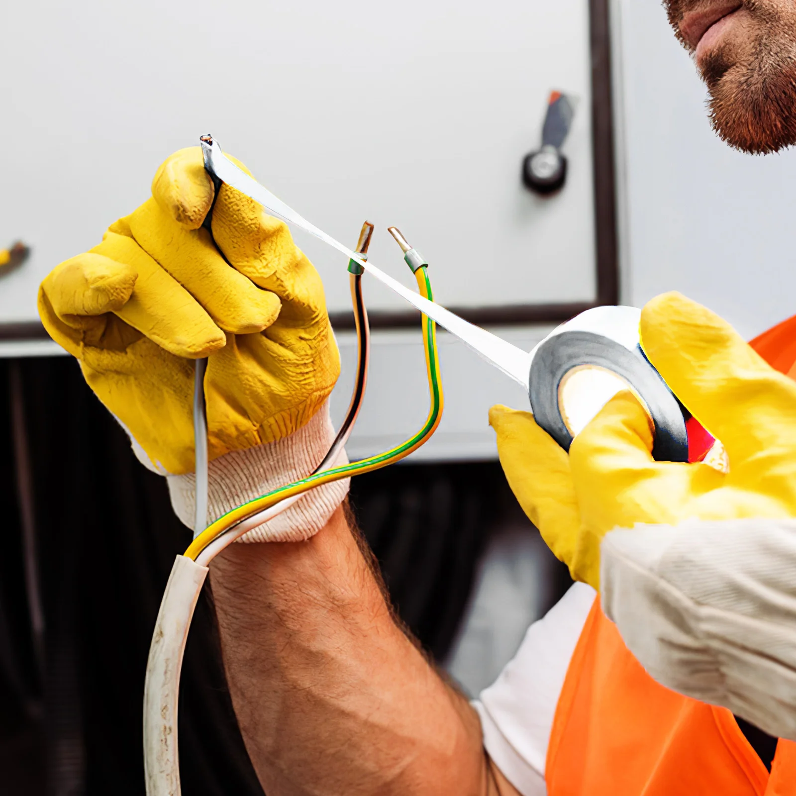 

10 Rolls PVC Electrical Tape Strong Adhesive Heavy Duty Insulation Tape for Wire Harness Electrician Tool 20M Length