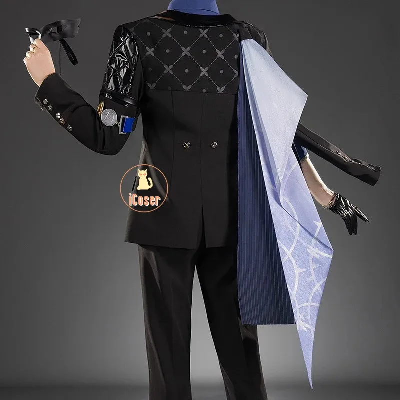 25COSZenless Zone Zero Hugo Cosplay disfraz peluca sombrero máscara pendientes Mockingbird nuevo Eridu Hugo Vlad Ravenlock Halloween para mujeres