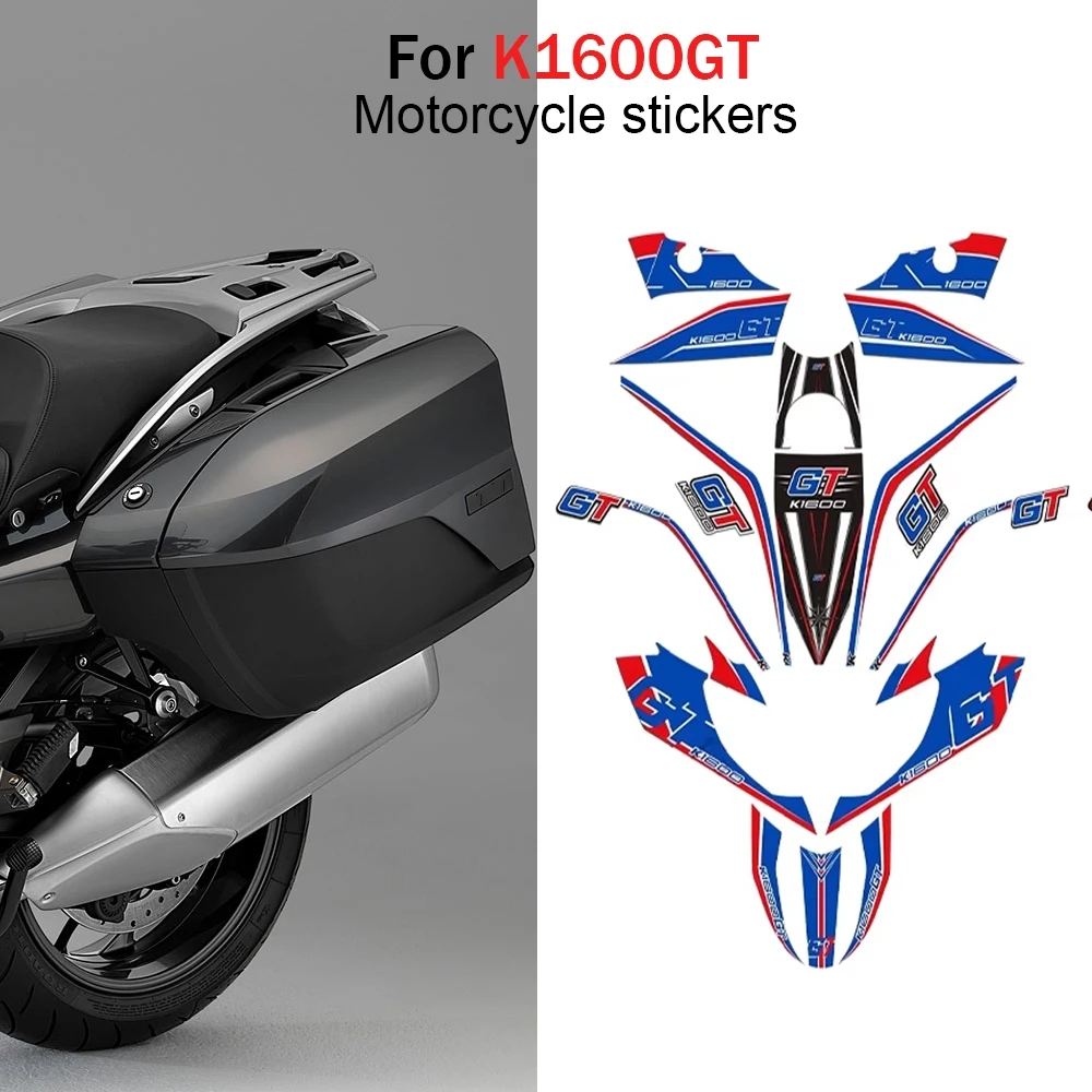 

Motorcycle Tank Pad Stickers Protector Fairing Fender Emblem Cases Panniers Luggage Trunk For BMW K1600GT K1600 K 1600 GT