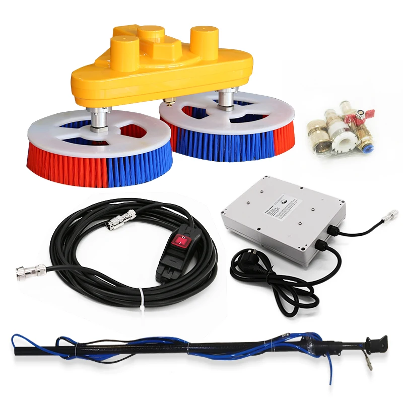 Multifit  Mode Brush Double Head Cleaning Brush 3.5m Photovoltaic Cleaning Tool