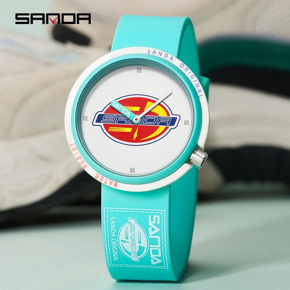 

Sanda 3202 Fashion Popular Electronic Watch Student Waterproof Cool Sports Fashion Simple Electronic Watch