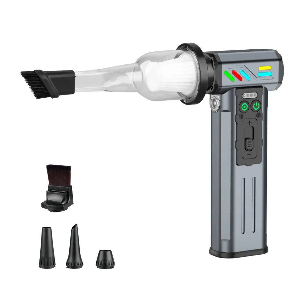 

Super 9900000RPH, бесщеточный двигатель, электрический турбореактивный вентилятор, высокоскоростной турбо-сильный вентилятор, перезаряжаемый через USB, мощный пылесборник, 65 м/с