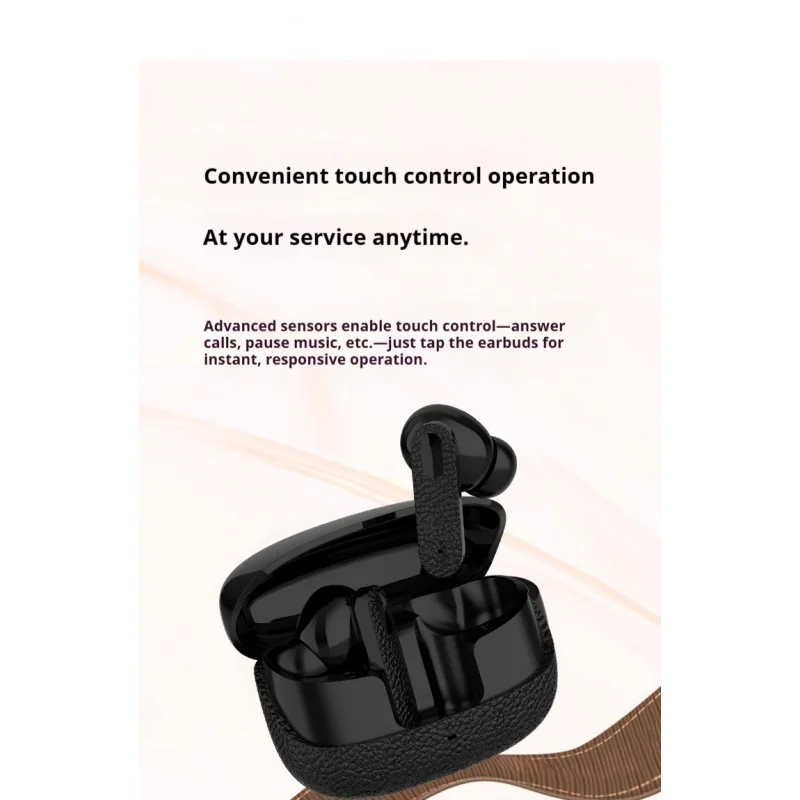 

New Best-Selling Adaptive Noise Reduction Wireless Bluetooth 5.4 Earplugs 6 Microphone Clear Talk 10mm Dynamic Driving Headphone