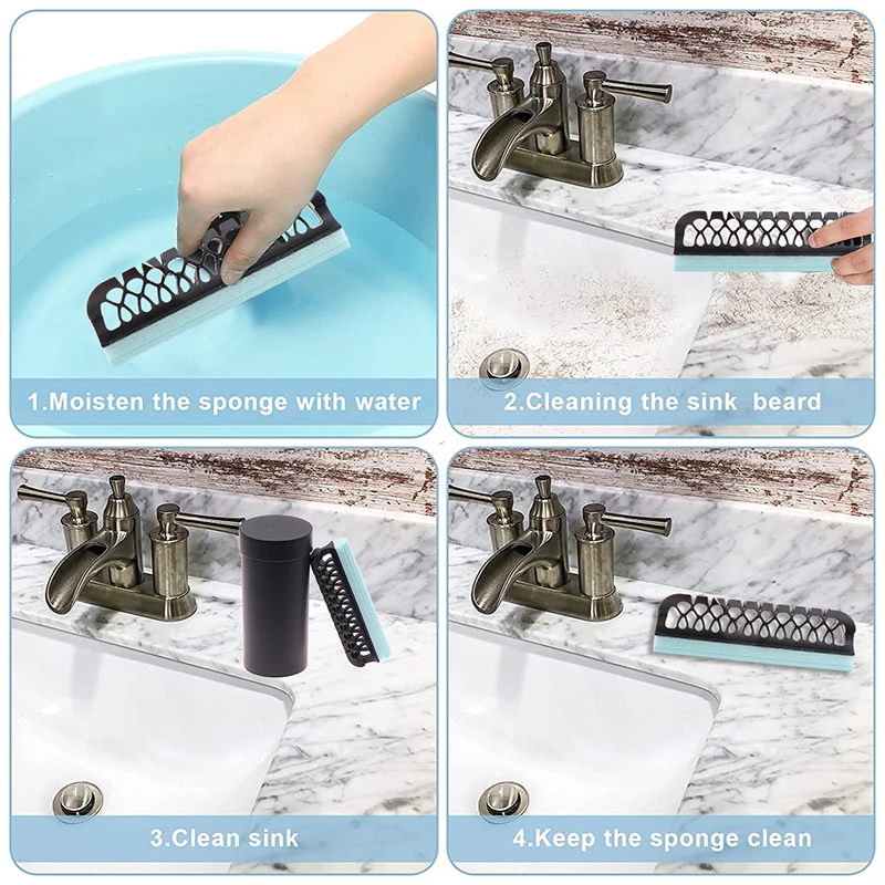 Multi-functional Beard Cleaner Beard Hair Catcher Cleaning Tool For Men Bathroom Sink Shaving Up Clean Beard Trimmings