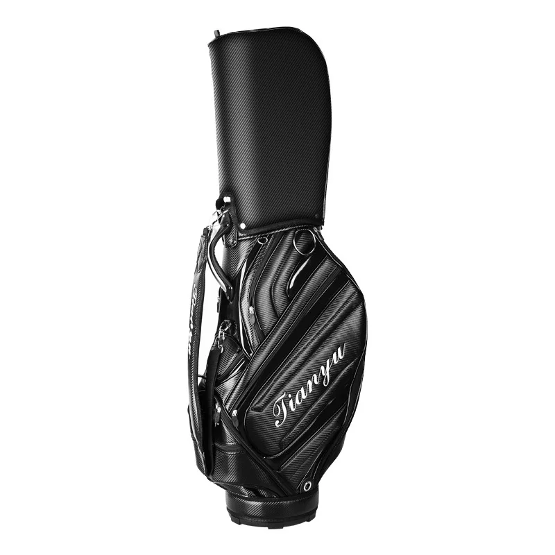 Large Capacity Golf Bags Multi-Functional Golf Standard Ball Bags PU Waterproof Stand Package Can Put All Set of Clubs