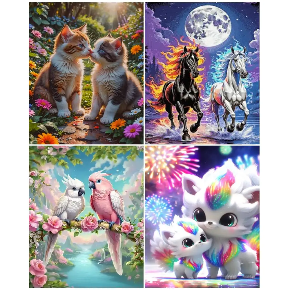 GATYZTORY Painting By Numbers With Canvas Frame Modern Paintings To Paint Oil Animals Unique Gift Art Stuff Markers By Numbers