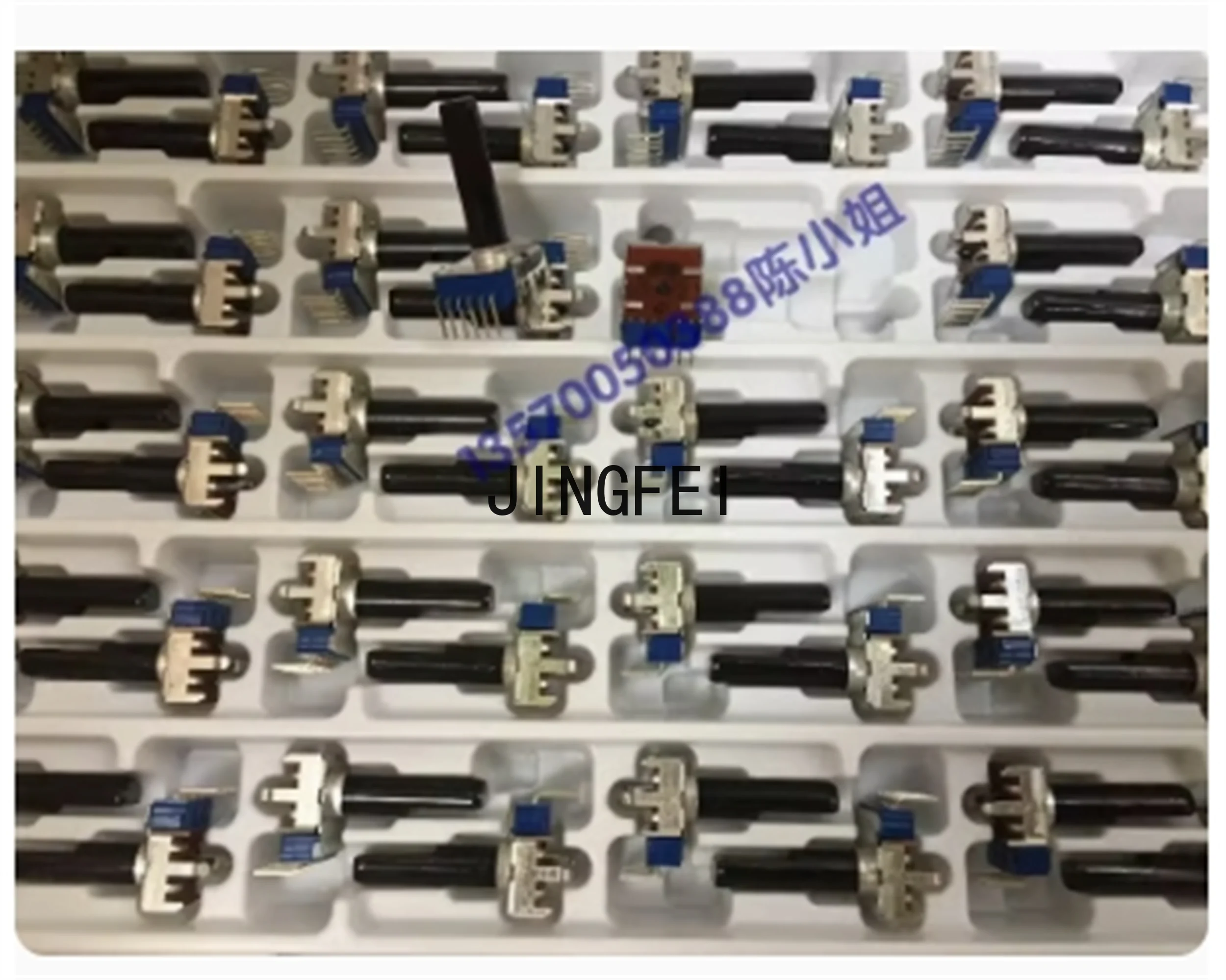 2PCS Japanese ALPS Alps RK12L1230C2N dual 6-pin potentiometer B50K shaft length 23MM midpoint