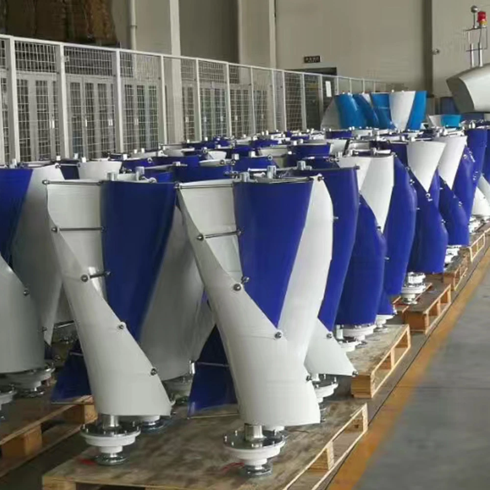 12V/24V/48V 10000W 15KW 20KW Wind Turbine Generator Complete Set Windmill AC Inverter 220V Vertical Axis Wind Generator Turbine