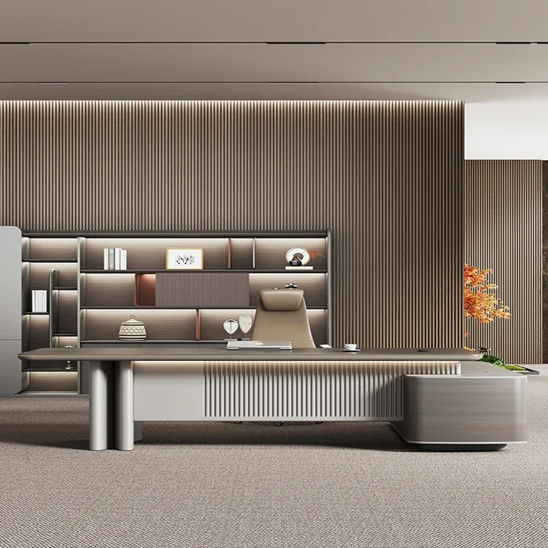 임원용 책상 사무용 가구 코너 보조 액세서리 학생용 컴퓨터 모던 스터디 테이블 사무실용 게이밍 책상