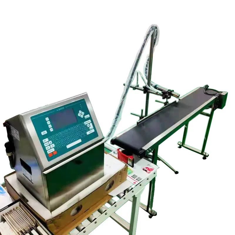 Automatic Inkjet Batch Code Printer Code Printing Machine Inkjet Batch Code Printer With Conveyor