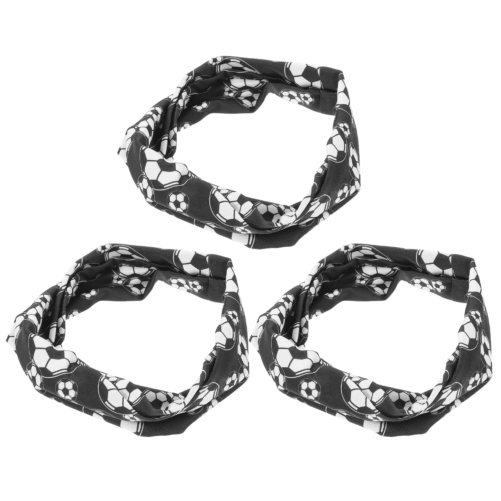 

3Pcs Sports Sweat Absorbing Headbands Elastic Fitness Hairbands Running Gym Yoga Athletic Workout for Men Women