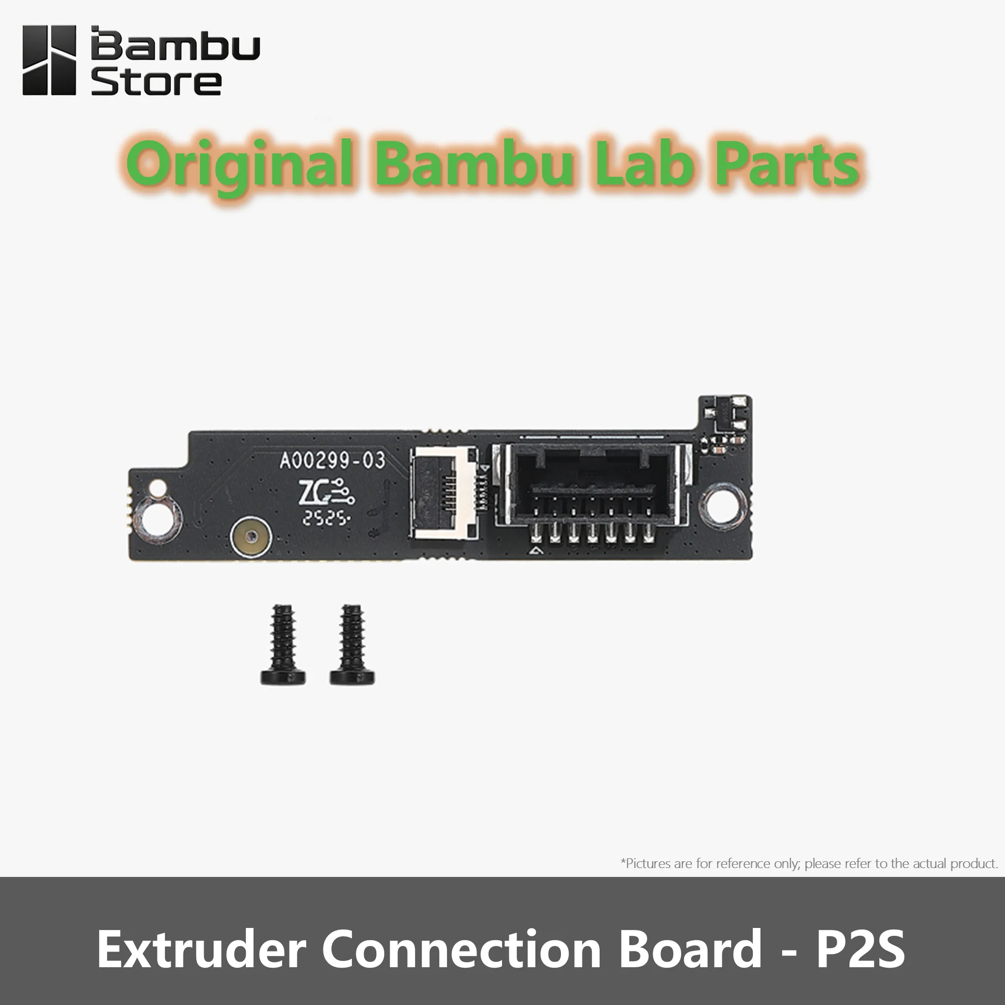 Original Bambu Lab P2 P2S Extruder Connection Board, Extrusion Interface Board PCB for Extruder And Fan Control, 3D Printer Part