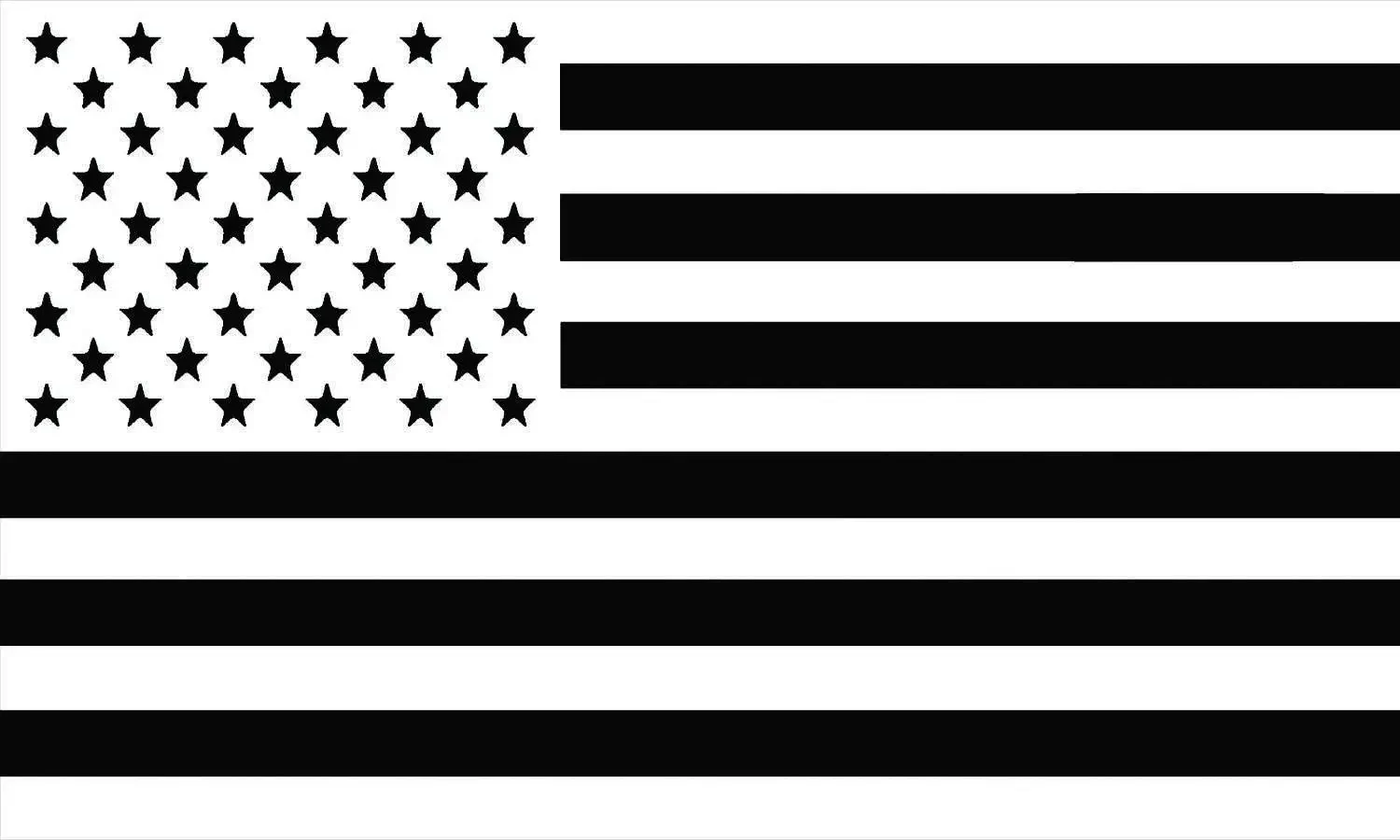 American Flag Thin White LINE Subdued (Left-Right) USA Doctor Ranger Nurses Laptop Car Window Door Wall Motorcycle Helmet