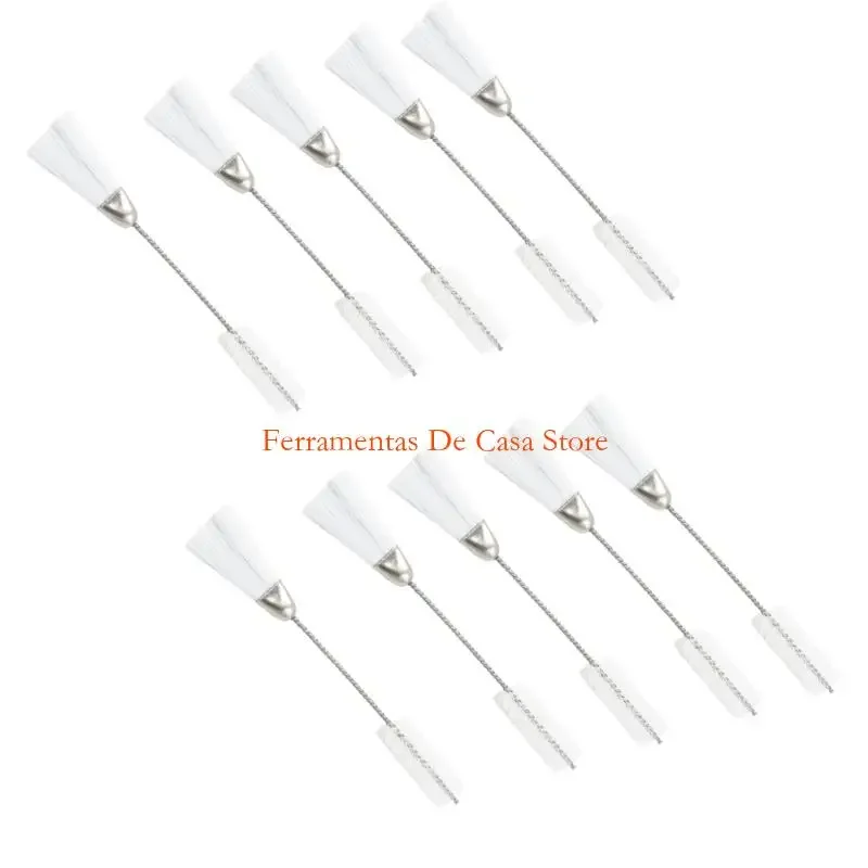Pack of 10 Double Head Sewing Machine Double Ended Lint Brush For Sewing Machine Components Music Instrument Electronics 87HA