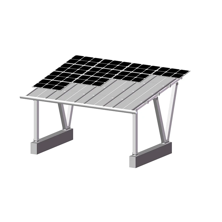 2023 Customized Pv Carport Solar  Mounting Bracket Ground Car Parking