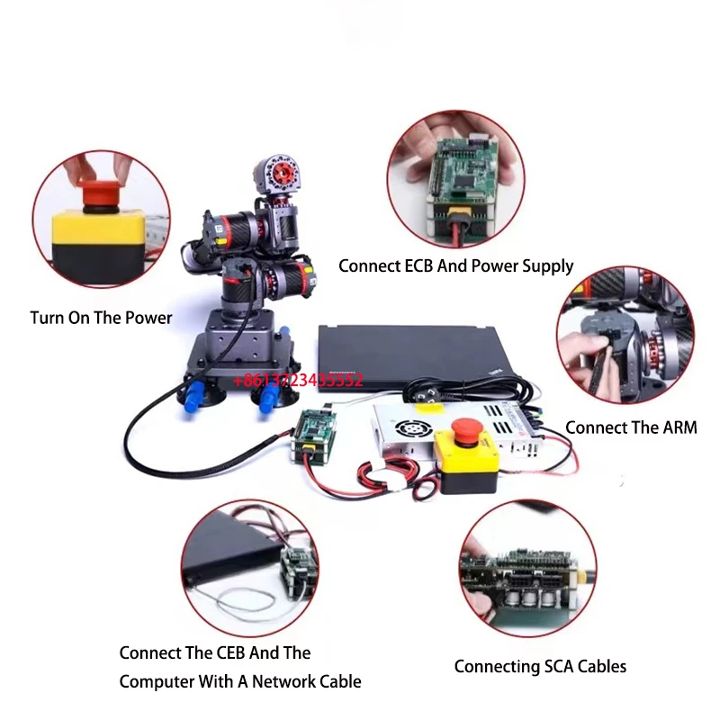 Robotic ARM GLUON 2L6-4L3 PythonROS secondary development programmable 6-axis desktop collaborative robotic arm