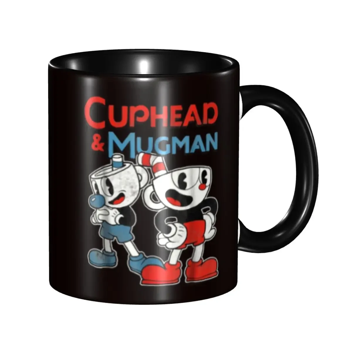 Cuphead Mugman Dynamic Duo Graphic Coffee Mugs DIY Customized Ceramic Mug Cup Creative Present