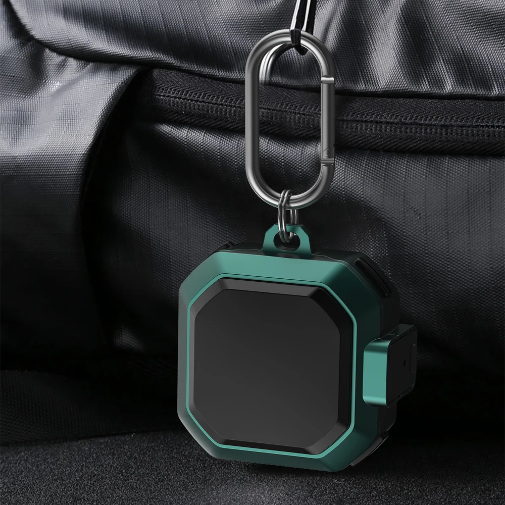 Switch Lock Cover For Samsung Galaxy Buds FE Buds2 Pro Live Buzz Pro Case Full Protection Shockproof With Keychain Earphone Box