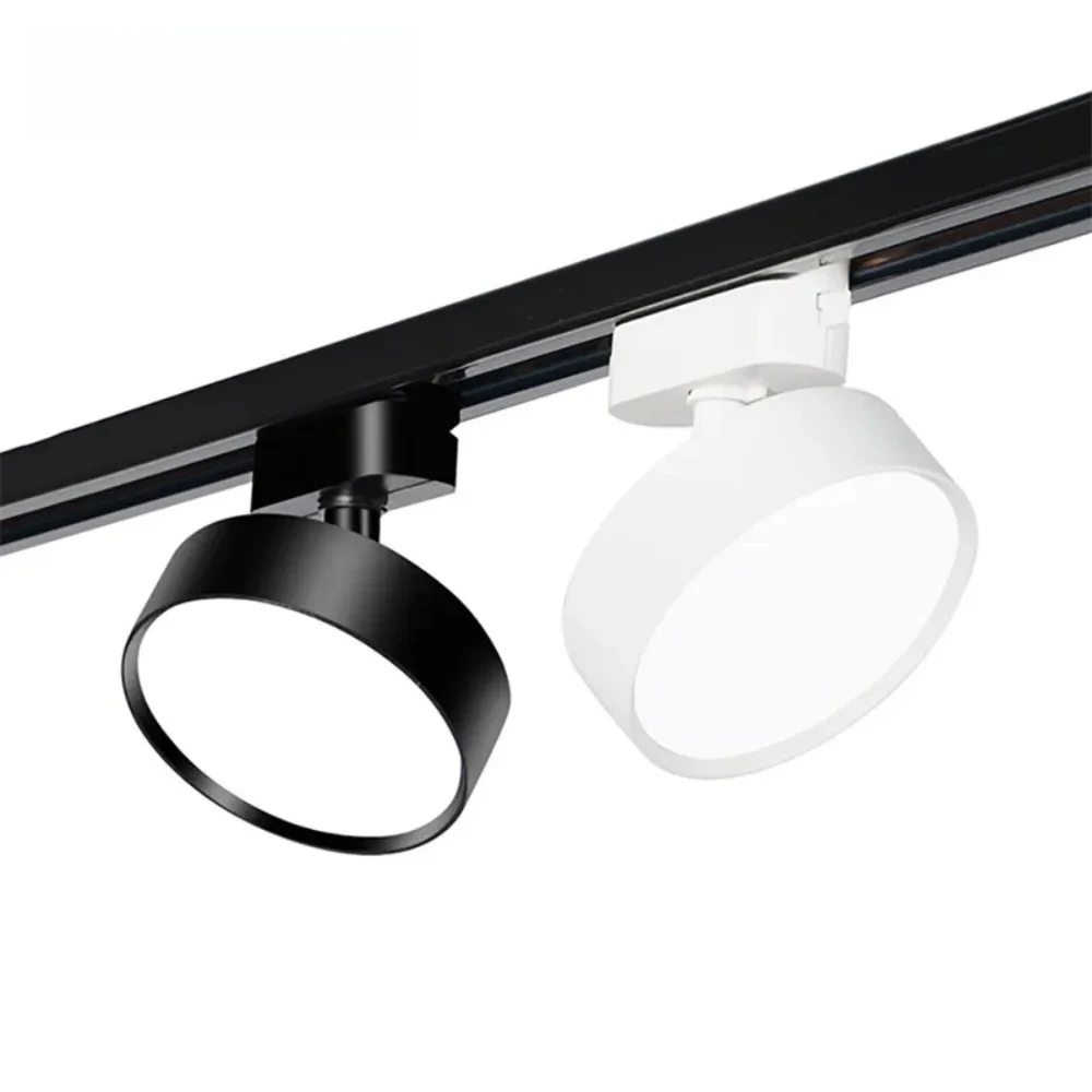 JOYINLED 18W LED Track Light Dimmable 60° Adjustable COB Ceiling Spotlight Aluminum Track Lighting for Home Shop Ceiling Light