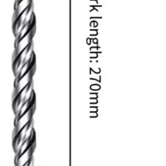 

/28x350mm /Masonry /Drill Bit Carbide Tip For Rotary Hammer Concrete Brick Block Drilling Tool Alloy Steel Construction Accessor