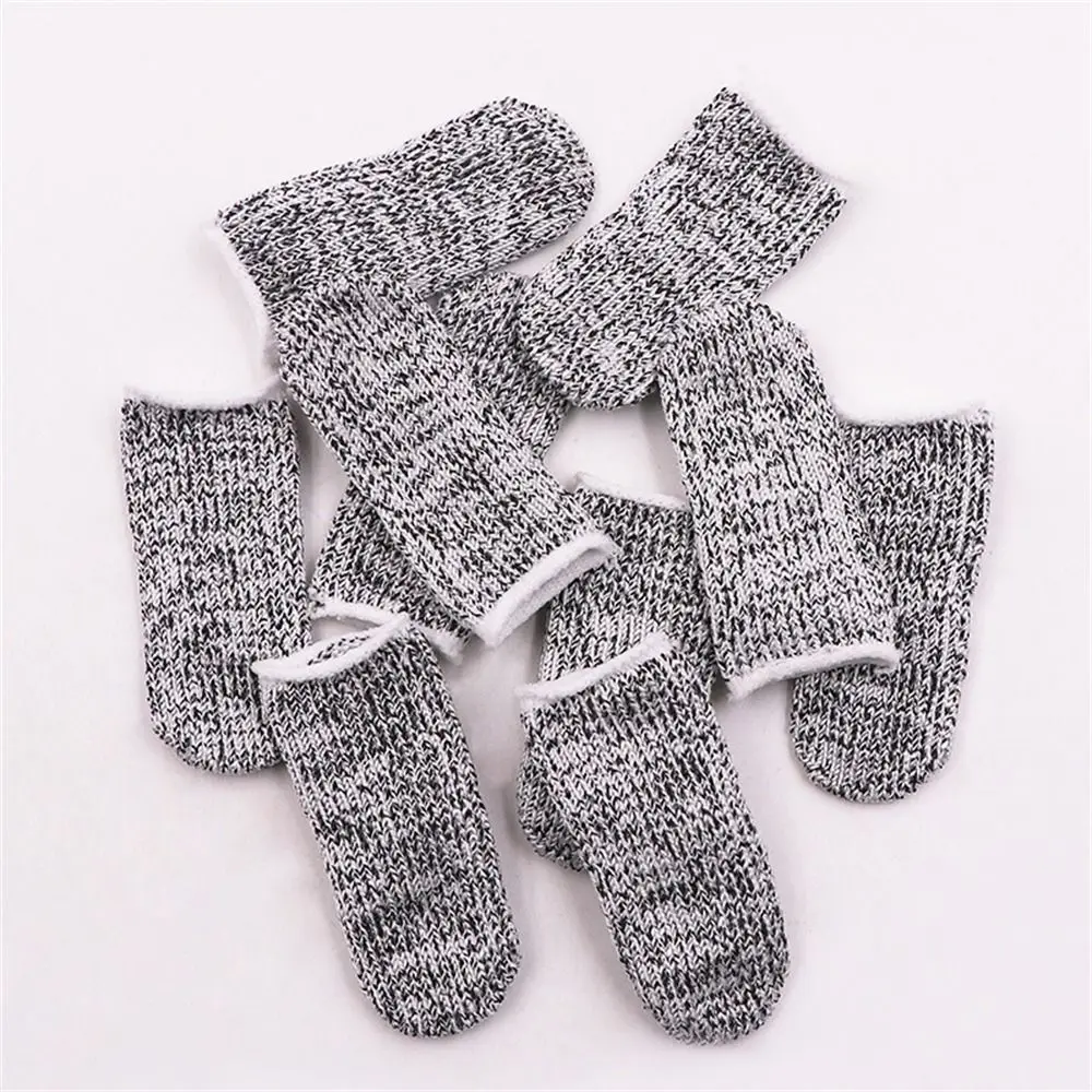 10Pcs Multi-purpose High-Strength Safety Anti-Cut Finger Cover Flexible Safety Protective Fingertip Gloves Durable Kitchen Tool
