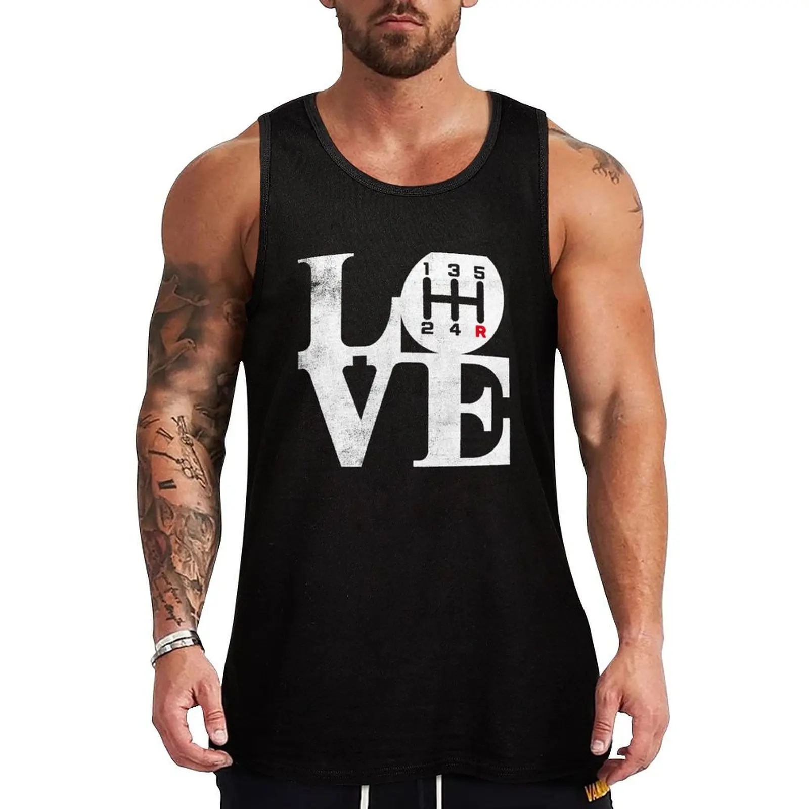 Manual Transmission Lover Tank Top Muscle fit muscle t-shirt Clothing T-shirts men