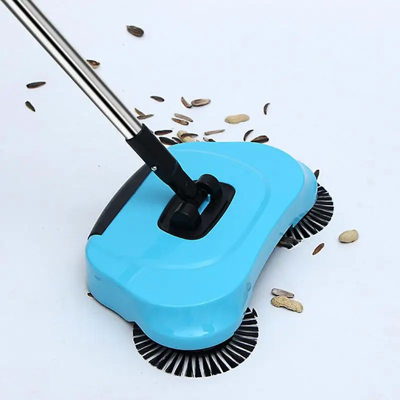 Hand PushSweeper Vacuum Sweeping And Mopping The Floor Without Blind Spots Household Soft Broom Dustpan Combination Magic Broom