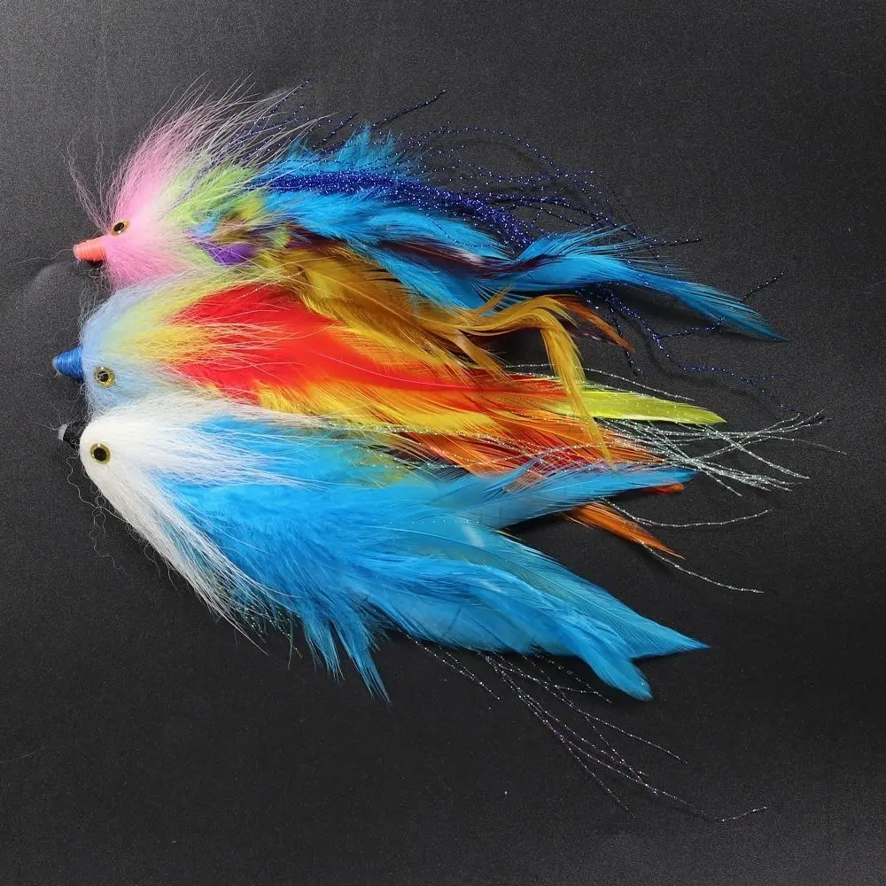 

2025 Rubber Trolling Skirt Fishing Bait Artificial Portable Squid Skirt Lure Flash line Purple Fishing Tackle