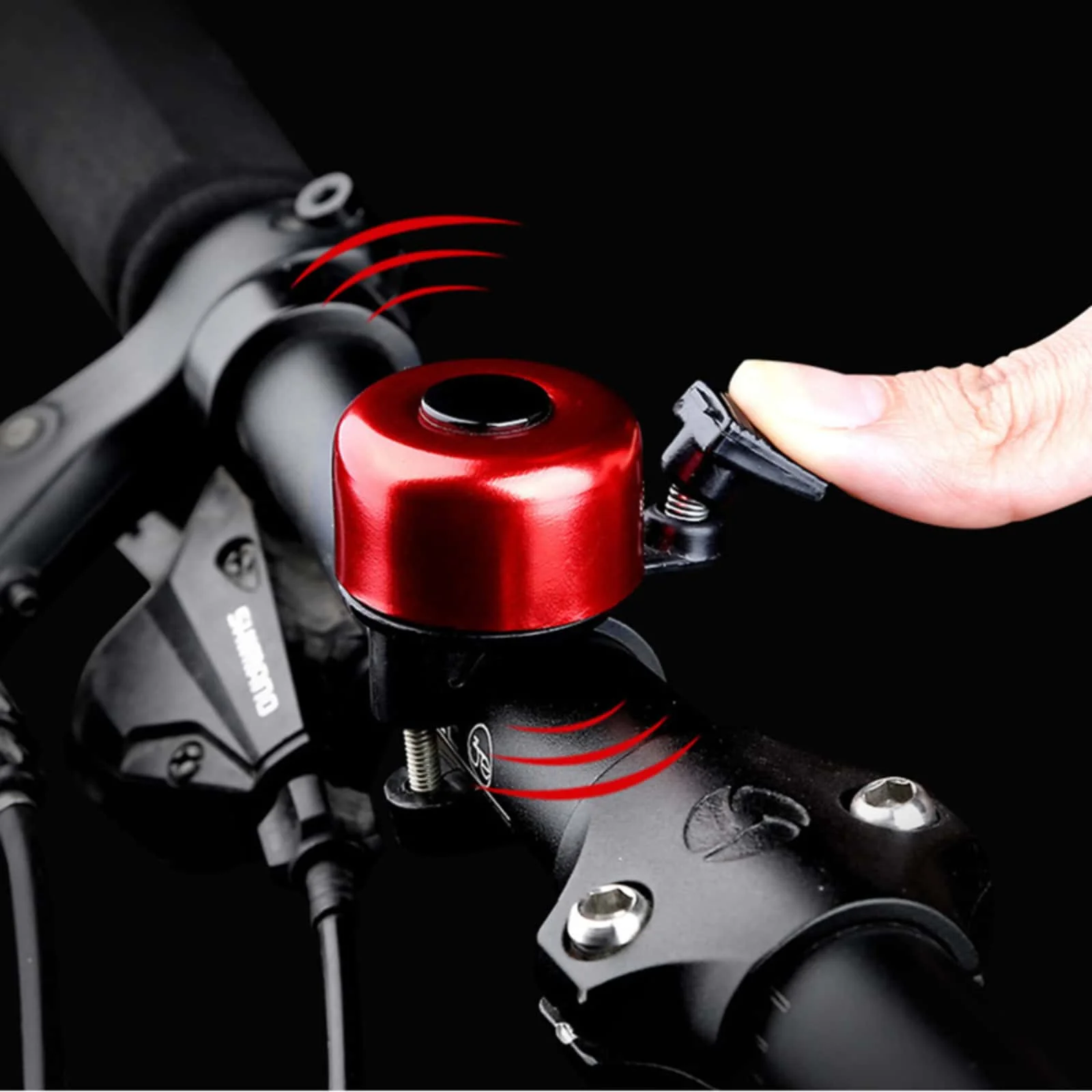 1PC Random Color Bicycle Colorful Bell Mountain Bike Road Bike Home Bike Thumb Mini Horn Ringing