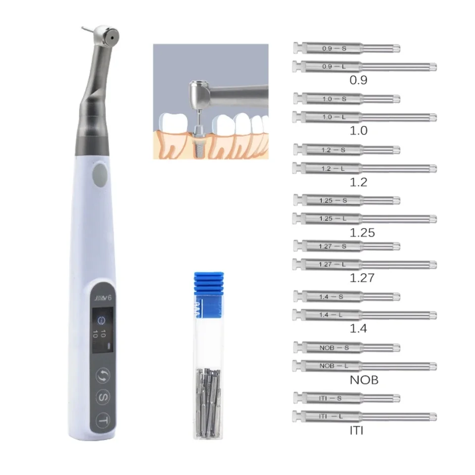 med ical Electric den tal imp lant Torque Wrench Driver 16:1 Contra Angle Universal imp lant Repair Kit den tal Surgery Equipmen