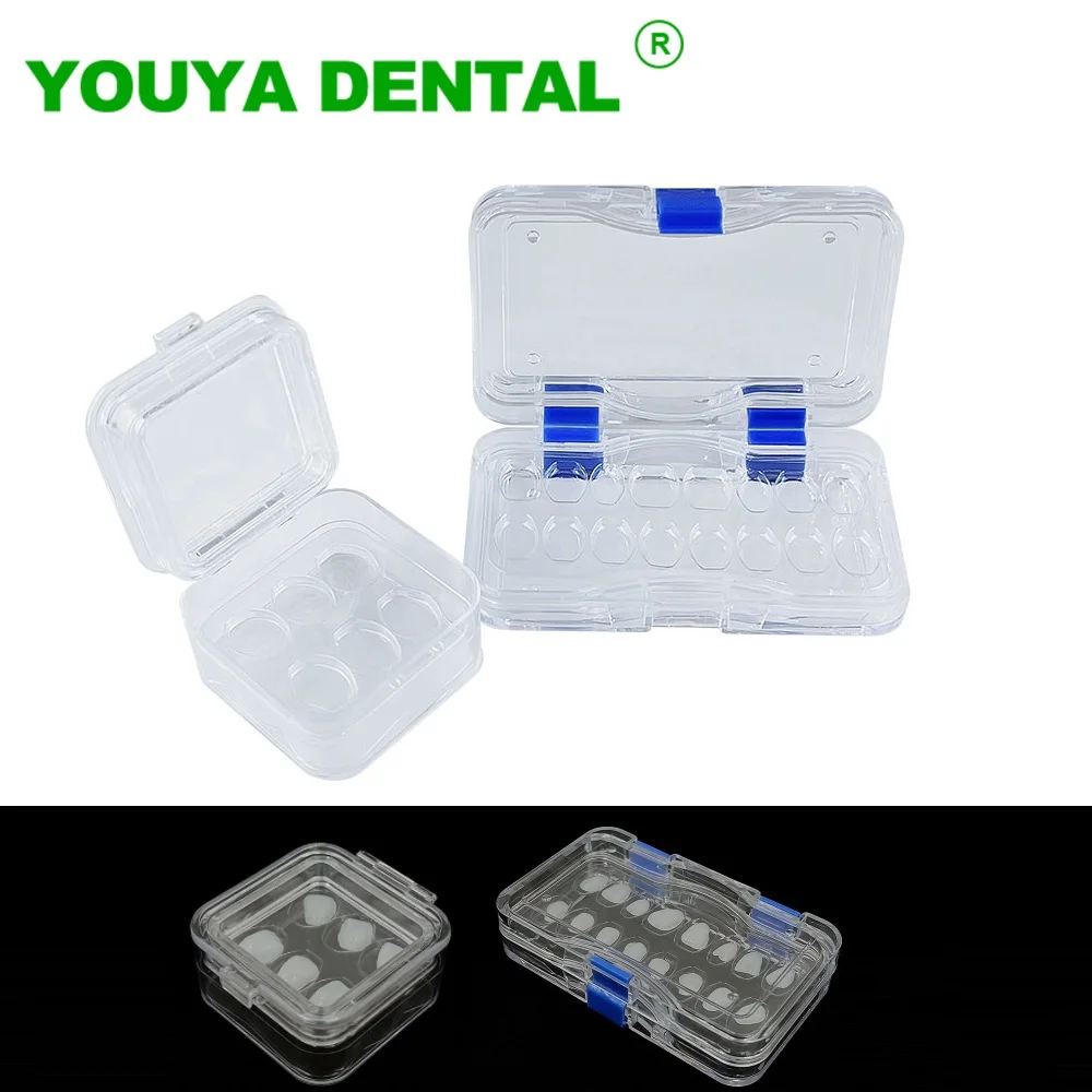 

Dental Tooth Box With Film 6/16 Hole Denture Box Veneers Storage Box Membrane Tooth Box Dentistry Laboratory Materials Tools