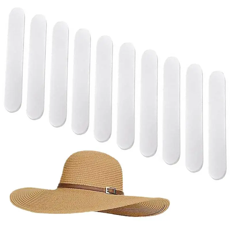 10pcs Hat Adjustment Bands Adhesive Tapes For Hat Size Adjusting Hat Size Reducing Bands For Bucket Hats Fishermans Hats