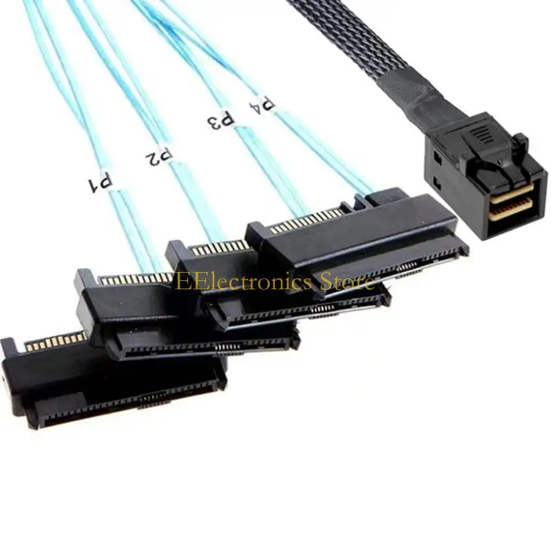 B03C SFF-8643 Internal to 29pin SFF-8482 Connectors with 15Pin Power Port for Server