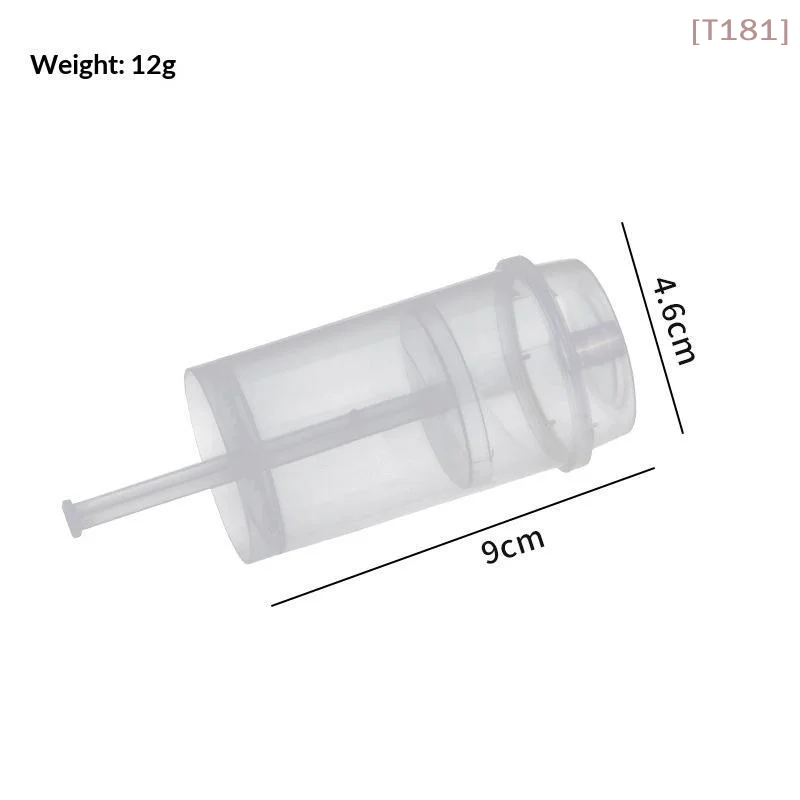 [E]10pcs Pushable Cake Holders Diy Push Cake Mold Cylinder Shaped Cake Pusher Push Pops Plastic Containers With Lids For Kitchen