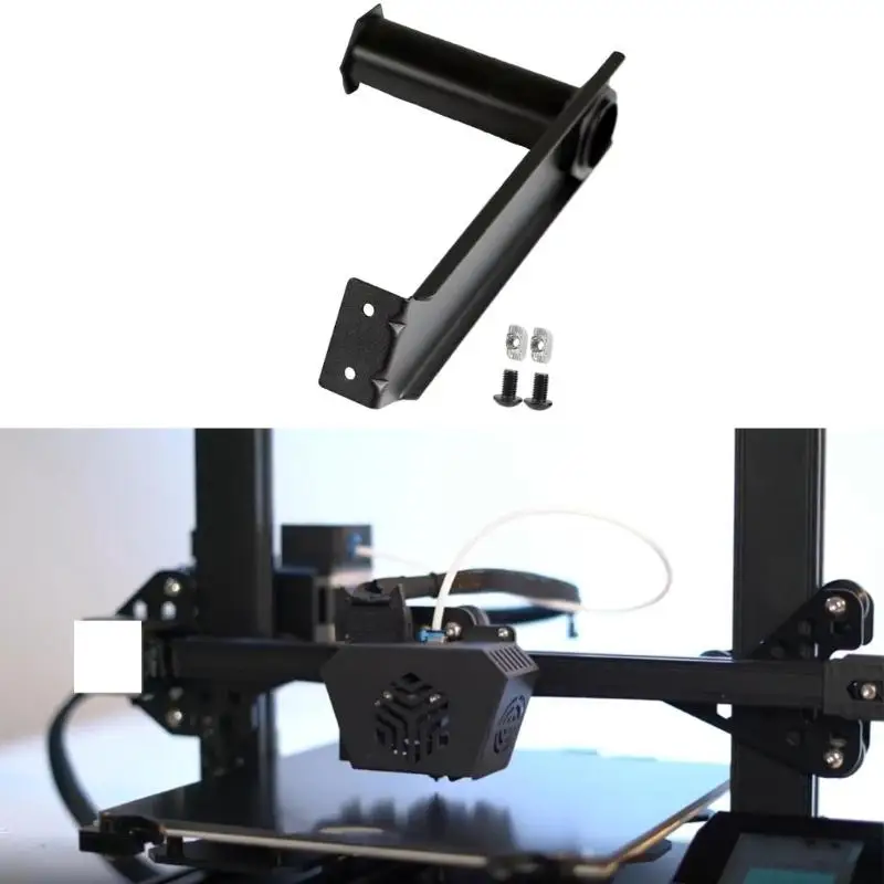 

652F 3D Printer Filaments Mount 60 Degree Tilts Design Enhanceds Stability For 0.5kg 1kg Spools