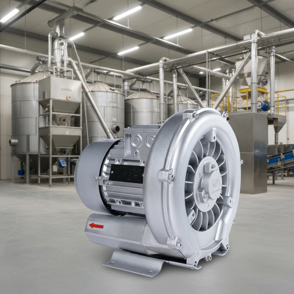 Excellent Performance 400w 50hz Ring Blower Side Channel Vacuum Pump for Grain Conveying
