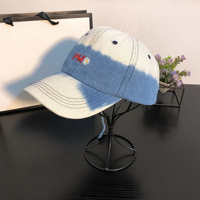 Daisy Denim Baseball Cap Men Women Jeans Snapback Caps Casquette Bone Hat Gorras Men Casual Blank Hip Hop Male Hats