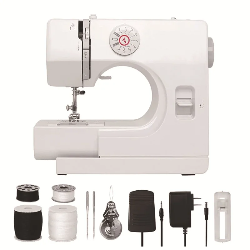 آلات الخياطة المحمولة متعددة الوظائف سطح المكتب الكهربائية المنزلية آلات الخياطة الصغيرة الاوفرلوك المنزل Naaimachines JTS #2
