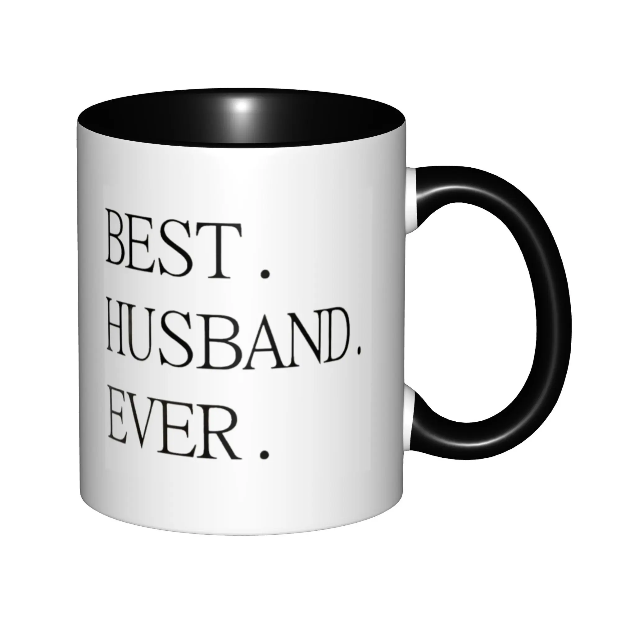 

Best Husband Ever Gift Ideas From Wife Mugs With Black Handle Birthday Coffee Mugs Ceramic Tea Cups 11oz