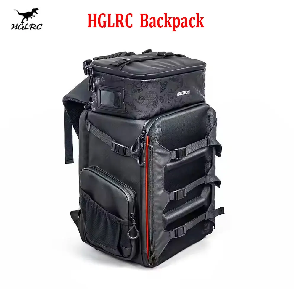 HGLRC FPV Backpack 360X260X530mm Waterproof Splash-Proof Fabric For RC FPV Freestyle Drones Outdoor Bag